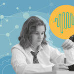 Female students conducting science experiments